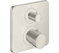 hansgrohe AXOR Citterio M thermostat encastré avec vanne d'arrêt/changeur, 34725800, Couleur: Acier inoxydable Optic