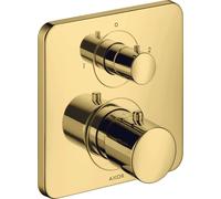 hansgrohe AXOR Citterio M thermostat encastré avec vanne d'arrêt/changeur, 34725990, Couleur: Optique en or poli