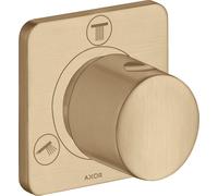 hansgrohe AXOR Citterio M Trio/Quattro Vanne d'arrêt et de commutation encastrée, 34920140, Couleur: Bronze brossé