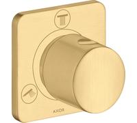 hansgrohe AXOR Citterio M Trio/Quattro Vanne d'arrêt et de commutation encastrée, 34920250, Couleur: Optique or brossé