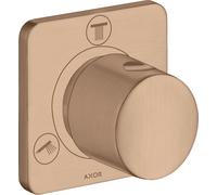 hansgrohe AXOR Citterio M Trio/Quattro Vanne d'arrêt et de commutation encastrée, 34920310, Couleur: Or rouge brossé
