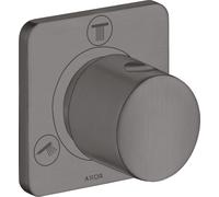 hansgrohe AXOR Citterio M Trio/Quattro Vanne d'arrêt et de commutation encastrée, 34920340, Couleur: Chrome noir brossé