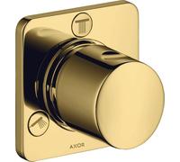 hansgrohe AXOR Citterio M Trio/Quattro Vanne d'arrêt et de commutation encastrée, 34920990, Couleur: Optique en or poli