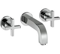 hansgrohe Axor Citterio set de finition 39143000 encastrable 3 trous mitigeur lavabo , avec poignées croisées, chromé