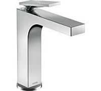 hansgrohe Axor Citterio mitigeur lavabo 39081000 avec garniture de vidage , béquille, taille diamant, chromé