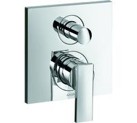 hansgrohe Axor Citterio set de finition 39455000 mitigeur bain-marie à encastrer, avec poignée à levier, chromé