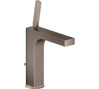 hansgrohe AXOR Citterio mitigeur monocommande de lavabo 160, vidage escamotable, projection 141mm, 39031820, Couleur: Nickel brossé