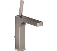 hansgrohe AXOR Citterio mitigeur monocommande de lavabo 160, vidage escamotable, projection 141mm, 39031800, Couleur: Acier inoxydable Optic
