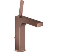hansgrohe AXOR Citterio mitigeur monocommande de lavabo 160, vidage escamotable, projection 141mm, 39031310, Couleur: Or rouge brossé