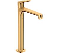 hansgrohe AXOR Citterio Mitigeur monocommande de lavabo pour lavabo sans garniture de vidage, 34127990, Couleur: Optique en or poli