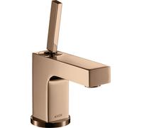 hansgrohe AXOR Citterio Mitigeur monocommande de lavabo pour lave-mains, 39015300, Couleur: Rouge poli or