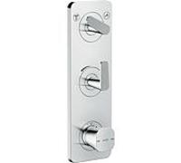 hansgrohe Axor Citterio module thermostat C 49701000 coupe cubique, chromé , encastré, avec plaque