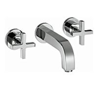 hansgrohe Axor Citterio set de finition 39143000 encastré 3 trous mitigeur lavabo , avec poignées croisées, chromé