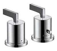 Hansgrohe Kit de finition baignoire Axor Citterio 39482000 – 2 trous, thermostat, chromé