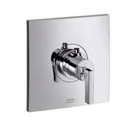 hansgrohe AXOR Citterio Thermostat 59 l/min Thermostat encastré à haut débit, poignée à levier, 39711310, Couleur: Or rouge brossé