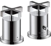 hansgrohe AXOR Citterio Thermostat de baignoire 2 trous avec poignées transversales, 39480000, Couleur: chrome
