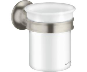 hansgrohe AXOR Coupe de brosse à dents Montreux, 42134800, Couleur: Acier inoxydable Optic