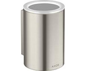 hansgrohe Axor coupelle à dents 42804800 d= 76x114mm, montage mural, optique en acier inoxydable