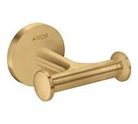 hansgrohe Axor crochet à main 42812250 double, montage mural, optique or brossé