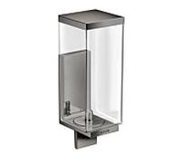 Hansgrohe Distributeur de lotion Axor 42610330 - Verre, montage mural, chrome noir poli, 600 ml