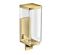 Hansgrohe AXOR Distributeur de lotion 42610990, verre, 600 ml, montage mural, optique or poli