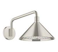 hansgrohe Axor douche de tête 26021800 avec bras de douche, montage mural, optique inox