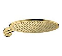 hansgrohe Axor douche de tête 26034990 avec bras de douche, montage mural, optique or poli