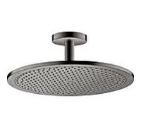 hansgrohe Axor douche de tête 26035330 avec raccordement au plafond, chrome noir poli