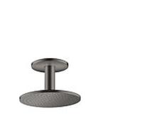 hansgrohe Axor douche de tête 35286340 avec raccordement au plafond, chrome noir brossé