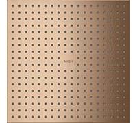 Hansgrohe Douchette suspendue AXOR ShowerSolutions 35321310 – 300×300 mm, 2 jets, Or rouge brossé