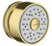 hansgrohe Axor douche latérale 28464950 rosace ronde, pivotante , 1jet, laiton brossé