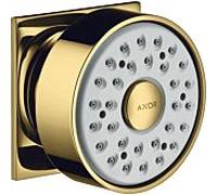 hansgrohe Axor douche latérale 28469990 rosace carrée, pivotante , 1jet, optique or poli