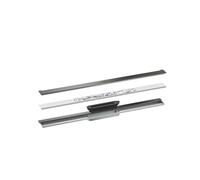 hansgrohe AXOR Drain Set de finition caniveau, 800mm pour montage mural, 42526330, Couleur: Chrome noir poli