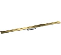 hansgrohe AXOR Drain Set de finition caniveau, 1200mm pour montage mural, 42529990, Couleur: Optique en or poli