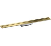 hansgrohe Drain caniveau de douche 42526990 800 mm, kit prêt à l'emploi, pour montage mural, optique or poli