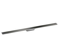 hansgrohe AXOR Drain, set de finition pour caniveau, 1200mm, 42524330, Couleur: Chrome noir poli