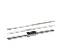 hansgrohe AXOR Drain Set de finition rigole, 1000mm pour montage mural, 42528800, Couleur: acier inox Optic