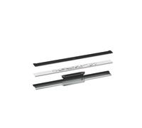 hansgrohe AXOR Drain Set de finition rigole, 700mm pour montage mural, 42525670, Couleur: Noir Mat