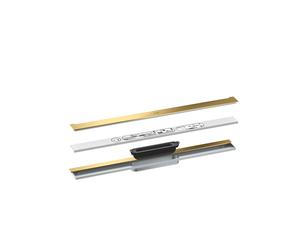 hansgrohe AXOR Drain Set de finition rigole, 700mm pour montage mural, 42525990, Couleur: Optique en or poli