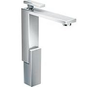 Hansgrohe Mitigeur lavabo Axor Edge 46031000, chrome, taille diamant, bonde push‑open, saillie 180mm