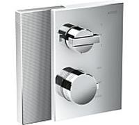 hansgrohe Axor Edge hansgrohe 46761000 chromé , coupe diamant, thermostat, dissimulé, 2x consommateurs