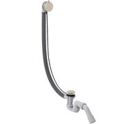 hansgrohe AXOR Flexaplus S set complet, garniture de vidage et de trop-plein, pour baignoires spéciales, 58318820, Couleur: Brushed Nickel