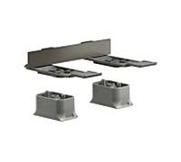 Hansgrohe AXOR Kit d'adaptateurs universels pour accessoires AXOR, Coloris: Chrome noir brossÃ© - 42870340