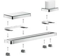 hansgrohe Axor jeu d'adaptateurs 42870670 noir mat