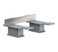 hansgrohe AXOR Kit d'adaptateurs universels pour accessoires AXOR, 42870800, Couleur: Acier inoxydable Optic