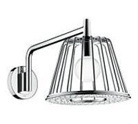 douche de tête hansgrohe Axor LampShower 26031000 275mm, avec bras de douche, montage mural, chromé