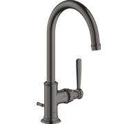 hansgrohe AXOR Mitigeur monocommande de lavabo AXOR Montreux 210, vidage escamotable, 16517340, Couleur: Chrome noir brossé