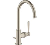Hansgrohe Mitigeur de lavabo Axor Montreux 16517820 – projection 175 mm, vidange – nickel brossé