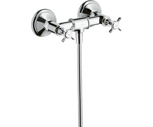 hansgrohe AXOR Montreux Armature de douche pour montage apparent à 2 poignées, 1 consommateur, 16560000, Couleur: chrome