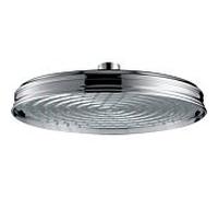 hansgrohe Axor Montreux douche de tête 28474340 Ø 240 mm, chrome noir brossé, montage plafond ou mur, 1jet